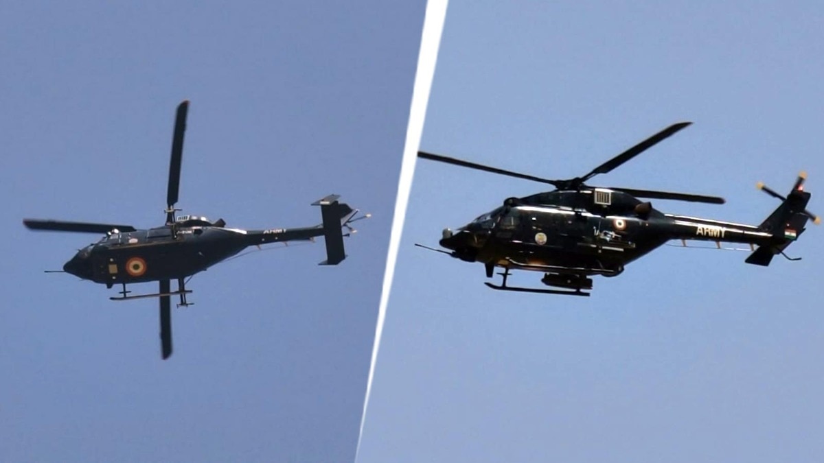 Highway becomes runway! Indian Army helicopters land and take off near Pak border