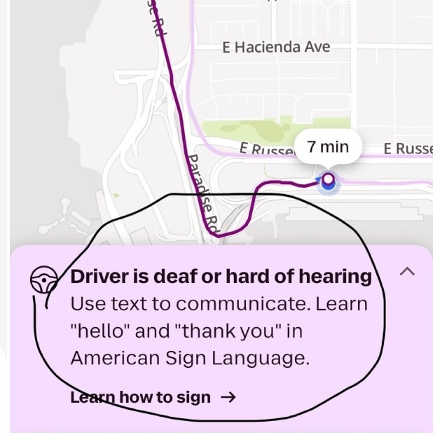 Indian founder books cab in US, gets sign language guide for specially-abled driver