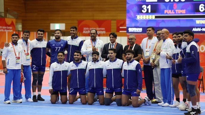 India won all their group-stage games in Men's Kabaddi (Courtesy: Getty) Indian men's Kabaddi team