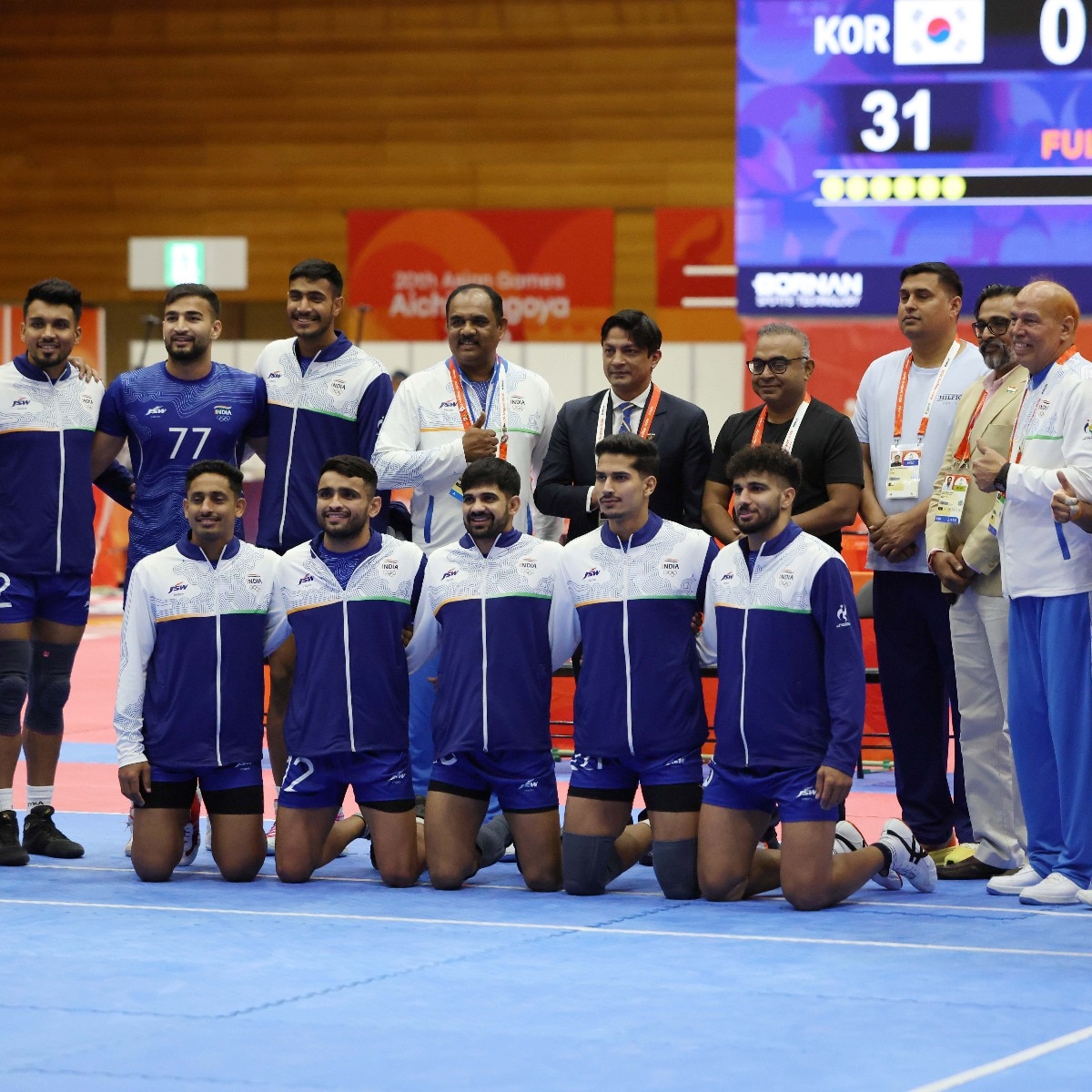 India thrash Korea to keep Kabaddi title defence on track