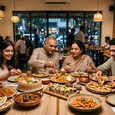 Indian restaurants are increasingly serving multiple cuisines on a single menu to suit mixed groups of diners (AI-generated image) Indian restaurants are increasingly serving multiple cuisines on a single menu to suit mixed groups of diners (AI-generated image)