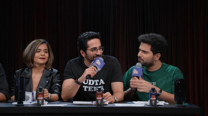 India's Got Latent 2 episode featuring Ayushmann Khurrana and Suhani Shah is a members only episode available on YouTube. (Credit: YouTube/@samayraina) India's Got Latent 2