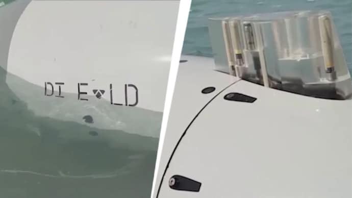 Iranian media released video and still images purportedly showing the captured US submersible. (Photo: Screengrab) Iranian media released video and still images purportedly showing the captured US submersible. (Photo: Screengrab)