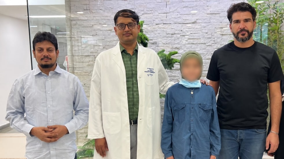 Iraqi girl recovers after liver transplant