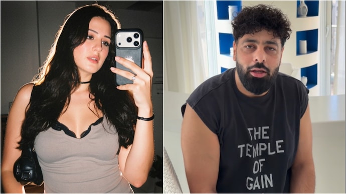 Isha Rikhi (L) urges public to ignore marriage rumours with Badshah (R) (Photo: Instagram) Isha Rikhi and Badshah
