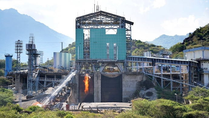 An image of Isro facility where the test was done. (Photo: Isro) Isro tests engine that will power India’s Bahubali LVM3 rocket in space