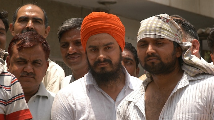 The agency had accused Johal, who was arrested in 2017, of being an "active member" of the "terrorist gang" Khalistan Liberation Force. (File Photo: ITG) Babbar Khalsa chief Jagtar Singh Hawara is arrested by the Delhi police and paraded in front of the media. The recent bomb blasts in the capitals cinema halls were organised by the reemerging Babbar Khalsa International.