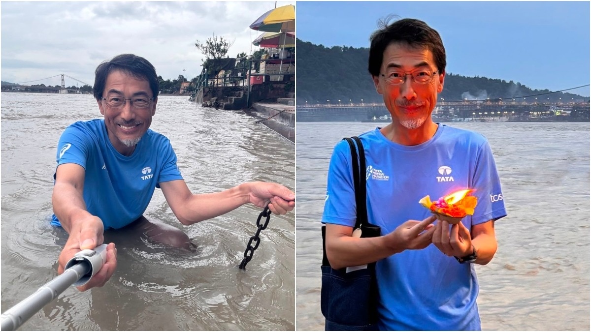 Japanese Ambassador takes a dip in the Ganga, shares spiritual moment from Rishikesh
