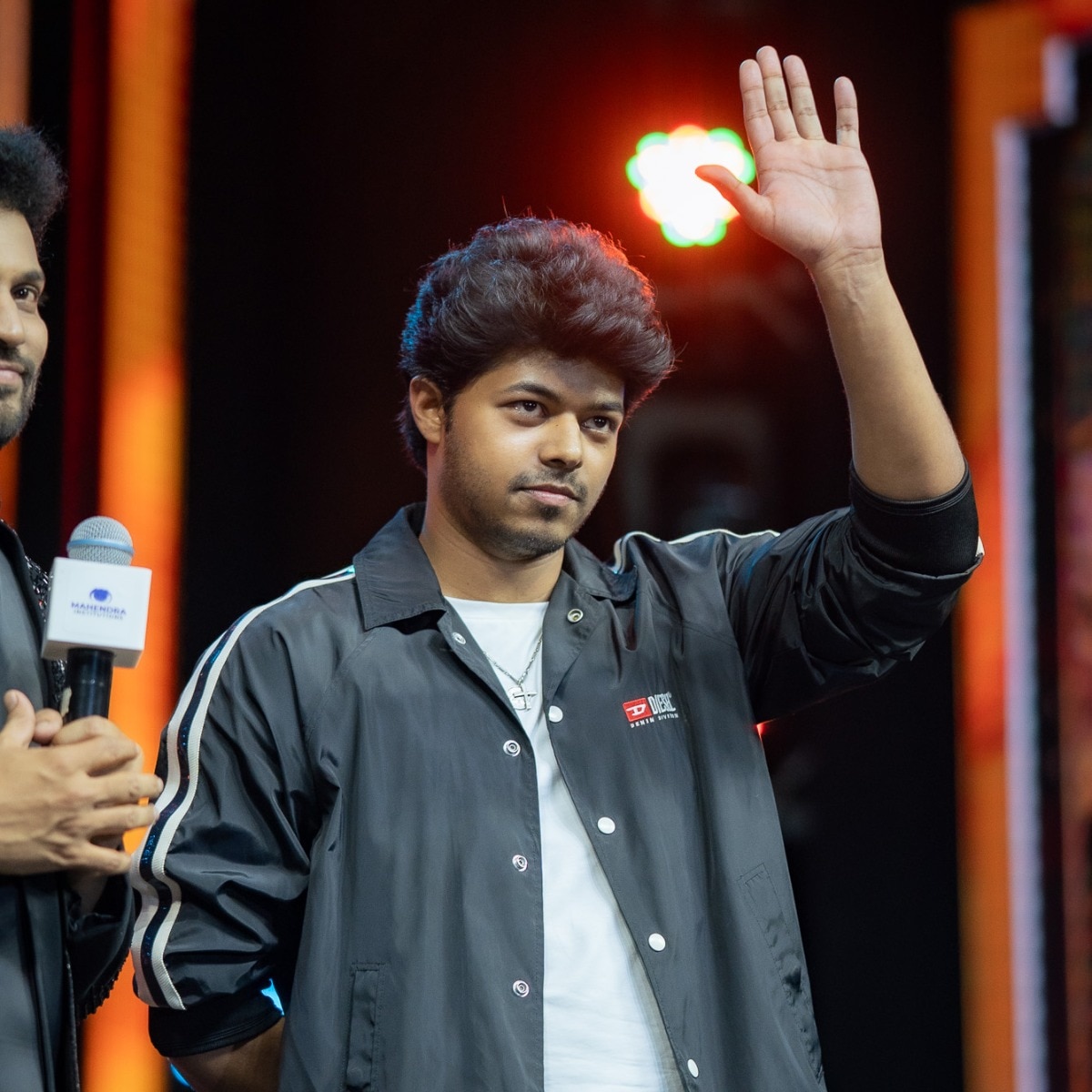 CM Vijay’s son Jason Sanjay reacts to TVK chants at Sigma event. Watch