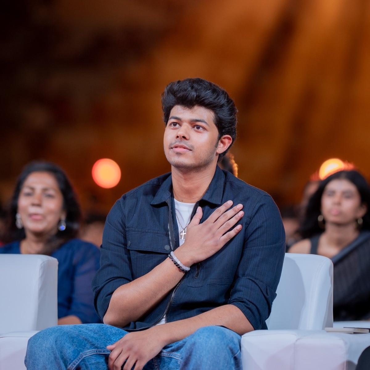 Are you CM Vijay's son or superstar son or debut director? Jason Sanjay answers