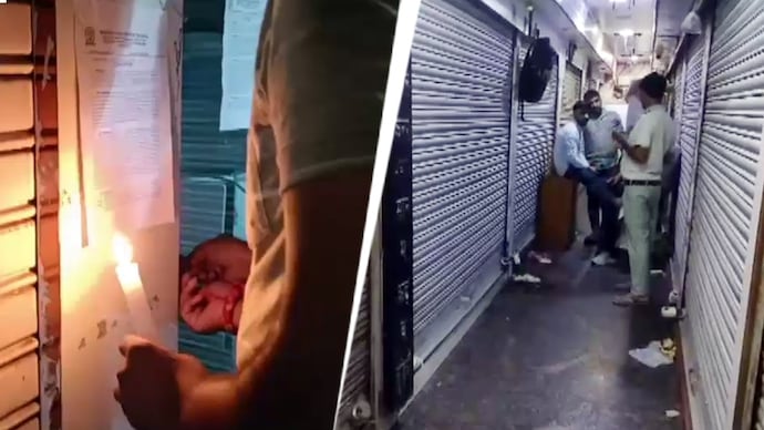 Jewellery shops sealed in Delhi's Chandni Chowk Jewellery shops sealed in Delhi's Chandni Chowk