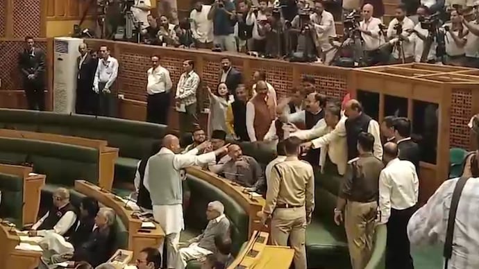 Showdown on day 2 of J&K Assembly session.