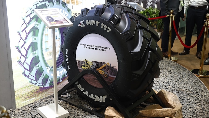 JK Tyre unveils MPT 117 and three new OTR tyres at Bauma CONEXPO INDIA 2026. JK Tyre unveils MPT 117 and three new OTR tyres at Bauma CONEXPO INDIA 2026.