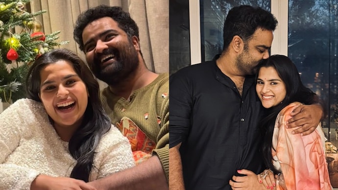 Singer Kaala Bhairava and actor Kavya Kalyanram made their relationship public. (Photo credit: Instagram/kaalabhairava7) Kaala Bhairava and Kavya Kalyanram