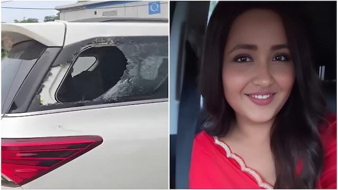 Kajal Raghwani attcaked by mob in Bihar. (Credit: Instagram/kajalraghwani) Kajal Raghwani attcaked by mob in Bihar.