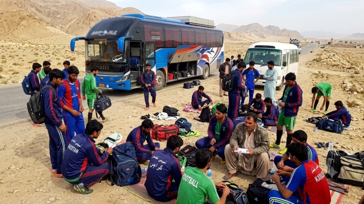 Karachi football team robbed at gunpoint in Balochistan, players lose cash, phones