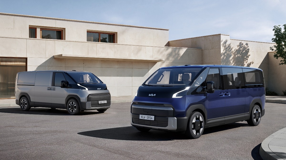 Kia PV7 electric van unveiled with up to 460km range, 1,200kg payload