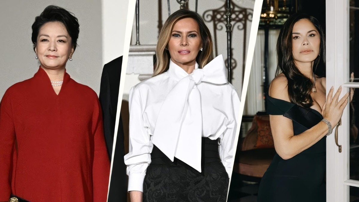 Melania in pants, Lauren Sanchez's giant diamond and more from White House dinner