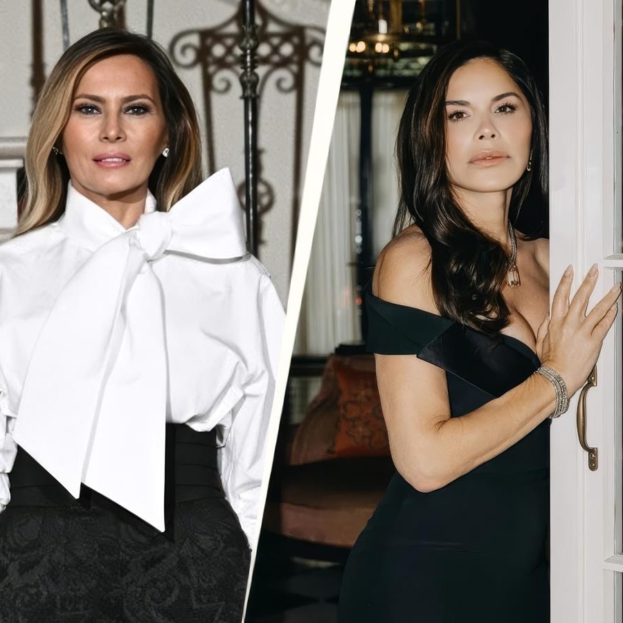 Melania in pants, Lauren Sanchez’s giant diamond and more from White House dinner