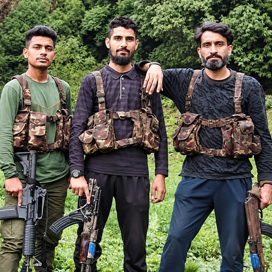 All 4 Lashkar terrorists in this viral pic now dead. How they were hunted down
