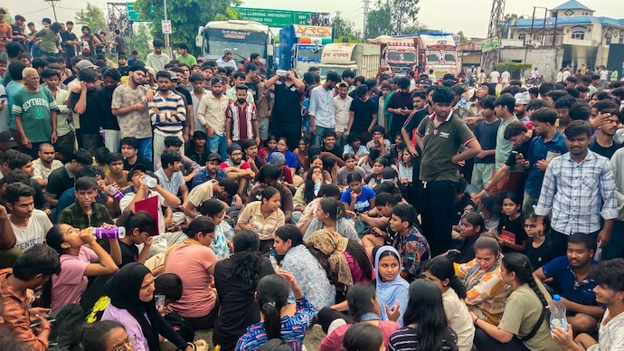 LPU has suspended classes, exams, mobile internet in the wake of student protests. (PTI Photo) LPU violence