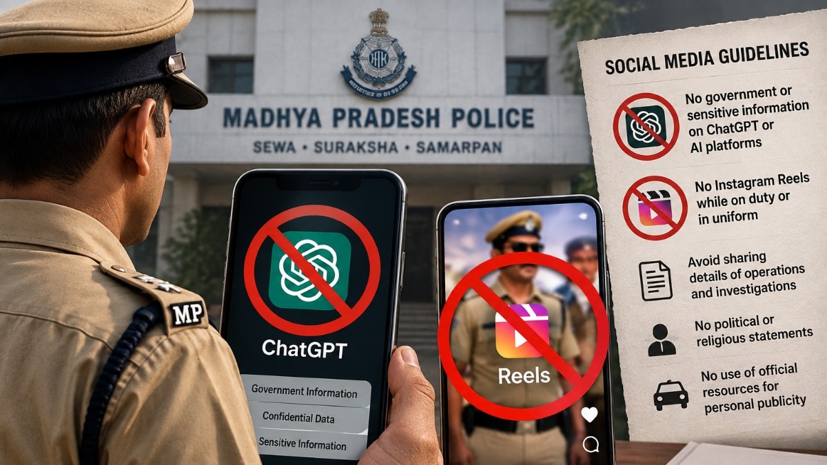 No govt info on ChatGPT, no Reels in uniform: MP Police's new social media rules