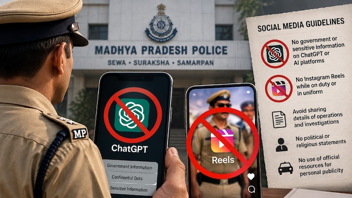 Police officers posted in sensitive roles have also been directed not to disclose details about the nature of their duties, workplaces or related activities on social media. (AI-generated image)