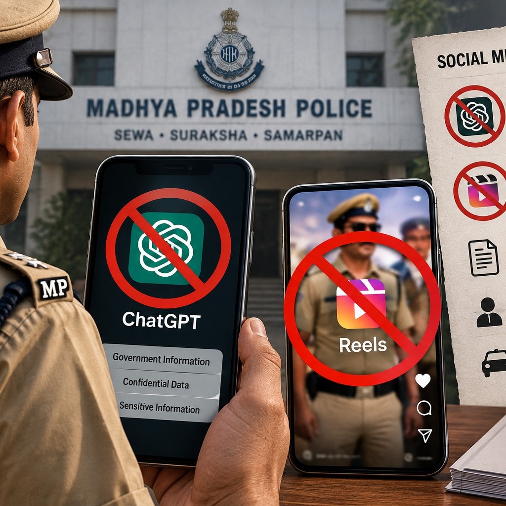 No govt info on ChatGPT, no Reels in uniform: MP Police's new social media rules