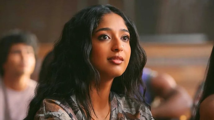 Maitreyi Ramakrishnan said that learning Bharatanatyam shaped her Best of the Best role. (Photo credit: Netflix) Maitreyi Ramakrishnan in Best of Best