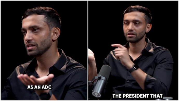 Rishabh Singh Sambyal shares what serving as the President's ADC really involved (Photos: @figuringout.co/Instagram) Major Rishabh Singh Sambyal described on a podcast how an ADC managed President Droupadi Murmu's personal and official requirements. His account offered a rare look at the protocol and coordination behind a role usually kept from public view.