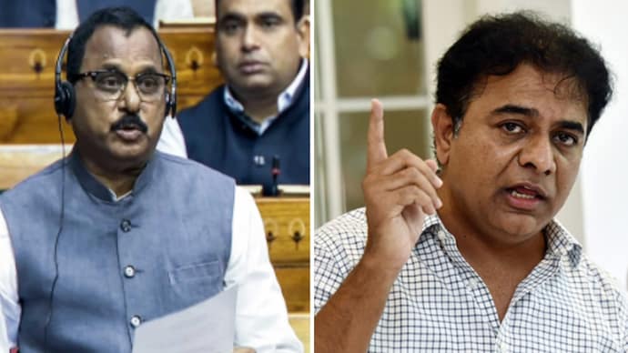 Mallu Ravi, who filed a police complaint against KTR over abusive remarks against Telangana Chief Minister Revanth Reddy. (Source: Agency)