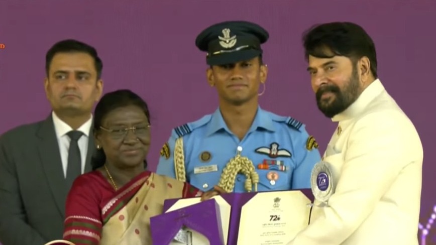 Malayalam star Mammootty receives his 4th Best Actor National Award, calls it magic