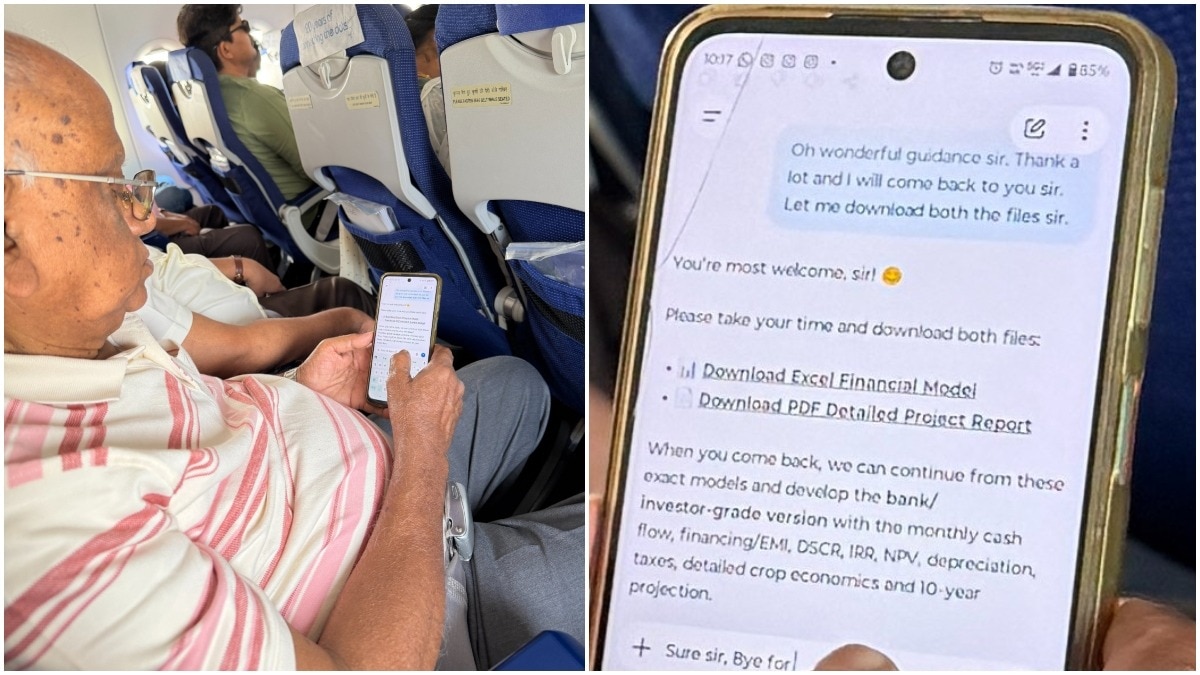 Man finds bestie in 77-year-old flight co-passenger who called ChatGPT 'sir'