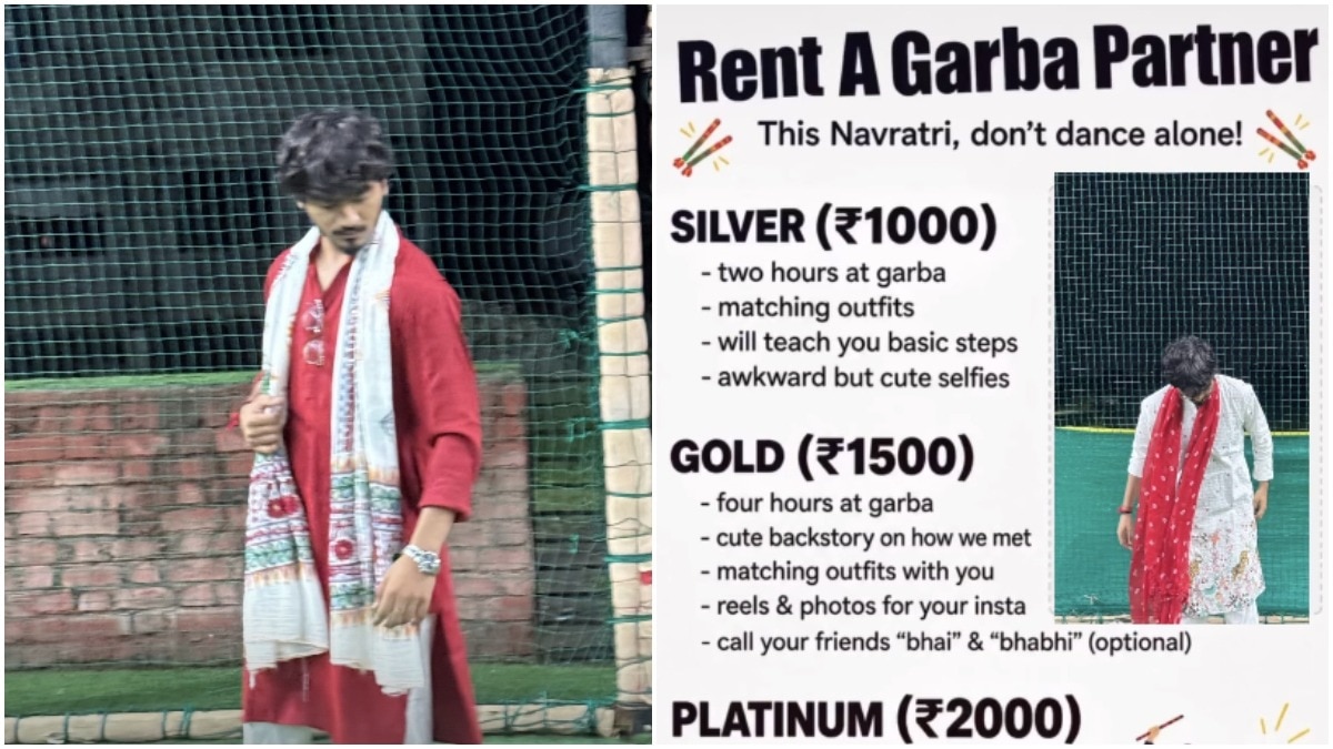 Man offers 'rent garba partner' services for Navratri, packages start at Rs 1,000