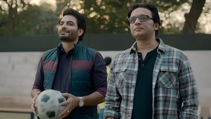 Manav Kaul and Zeeshan Ayyub in Real Kashmir Football Club series. Manav Kaul and Zeeshan Ayyub in Real Kashmir Football Club series.