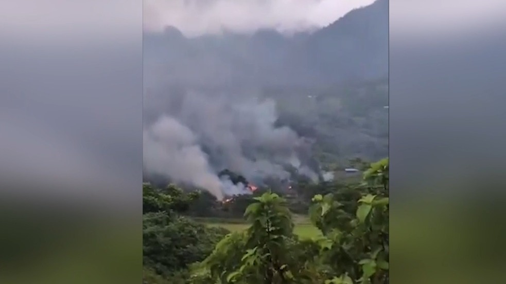 Video: 30 houses set ablaze, villager shot in fresh violence in Manipur's Kangpokpi