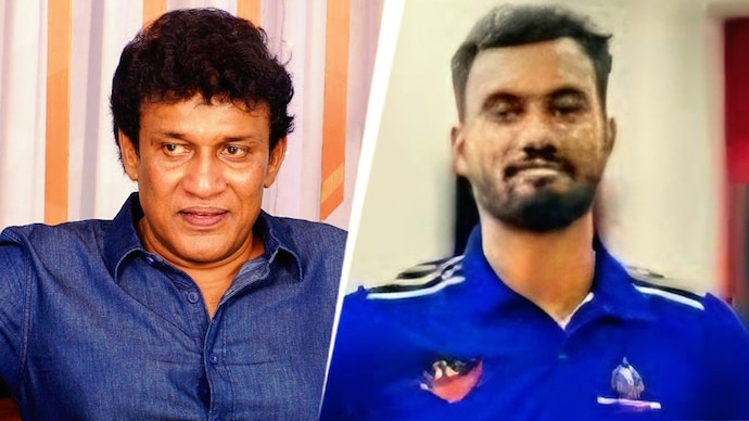 Tamil MP Mano Ganesan and Anojan Sivarasa, the man on death row in Saudi Arabia. Mano Ganesan