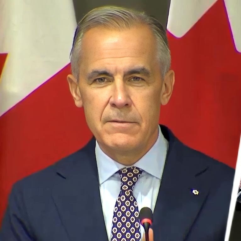 Video: Canada’s Mark Carney pokes fun at Trump’s hand gestures amid trade feud