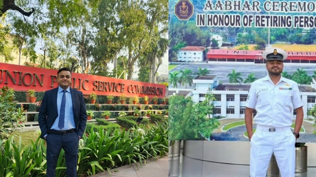 He failed 15+ exams, served in the Navy for 15 years, then cleared UPSC CAPF