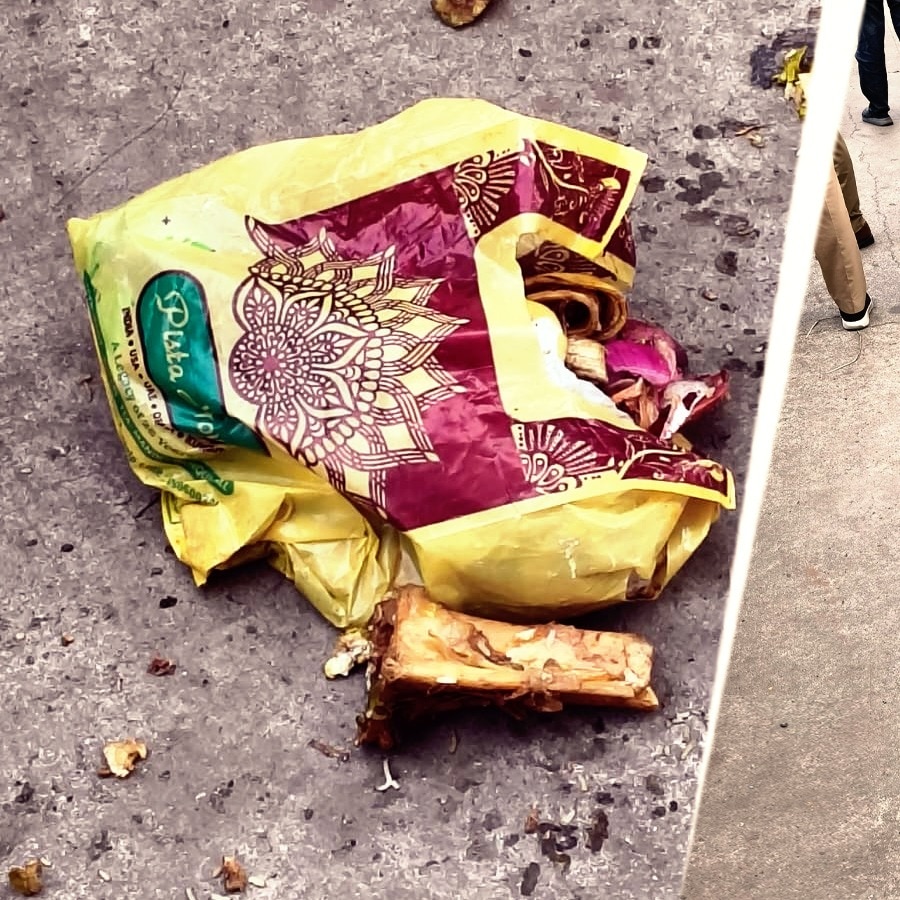 Meat thrown from 7th floor during Ganesh event in Hyderabad, 3 detained Meat thrown from 7th floor during Ganesh event in Hyderabad, 3 detained