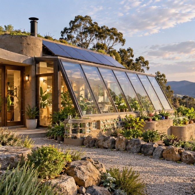 This couple turned glass bottles into a home in Melbourne. Here’s how Earthship houses work