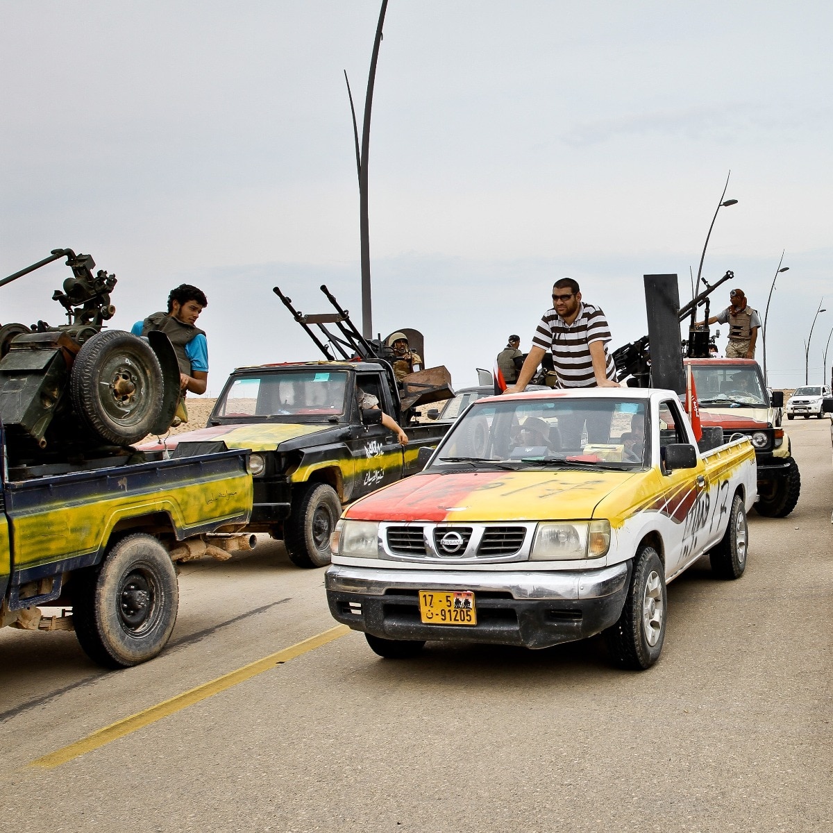 Why a fleet of Toyota Hilux, not rockets, signals a storming militia