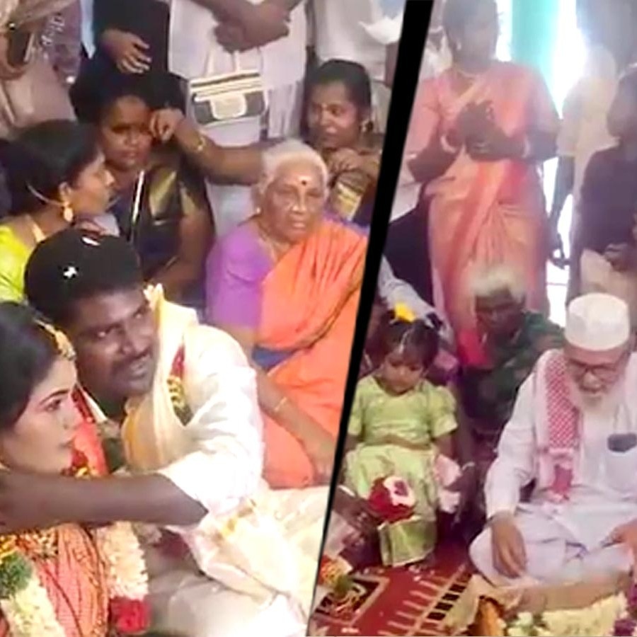 Hindu couple gets married at Tamil Nadu dargah, Muslim elders bless newlyweds