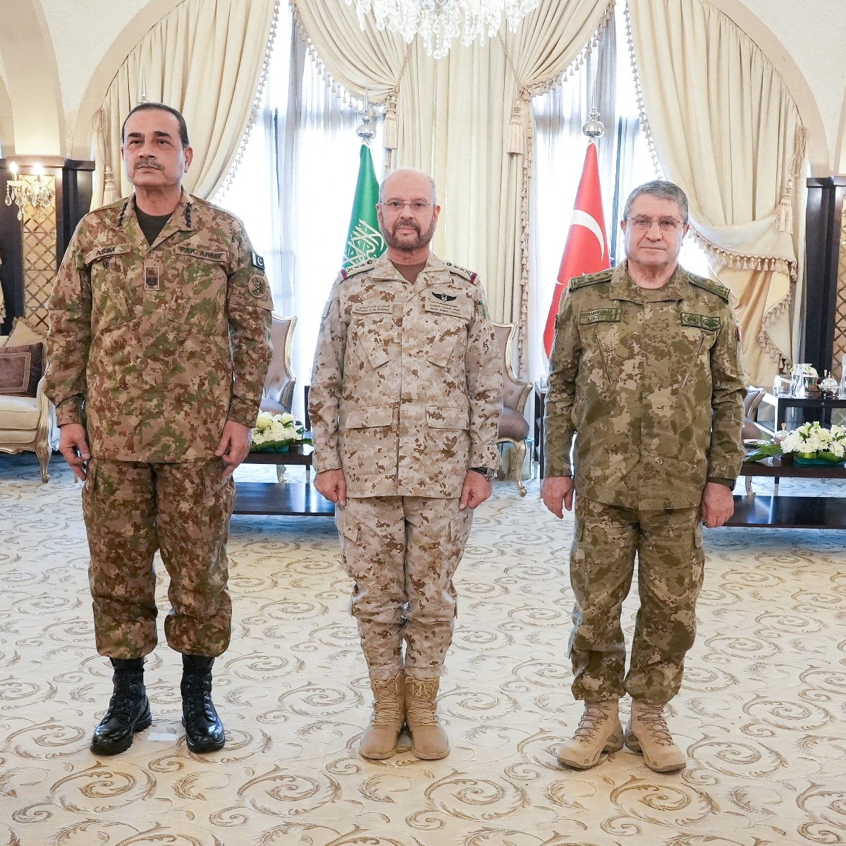 Pakistan, Saudi Arabia, Turkey defence chiefs meet in Riyadh amid regional tensions