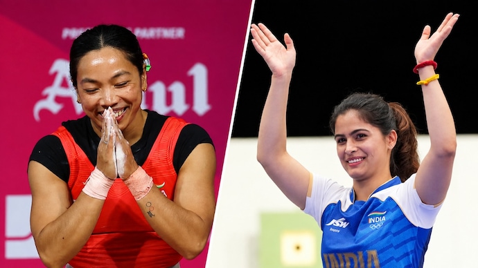 Asian Games, September 23 schedule: Mirabai, Manu headline India's medal hopes (Reuters Photos) Mirabai Chanu and Manu Bhaker