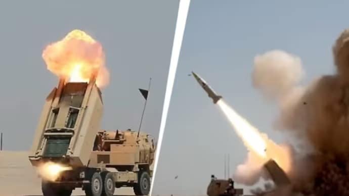 US Central Command released the missile's launch video from the conflict's first 24 hours. (Image: X/@CENTCOM) Missile