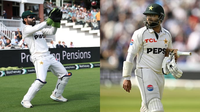 Mohammad Rizwan (L) and Imam-ul-Haq (R) were dropped from Pakistan's squad after the 2nd Test. (Image: Getty) Mohammad Rizwan, Imam-ul-Haq