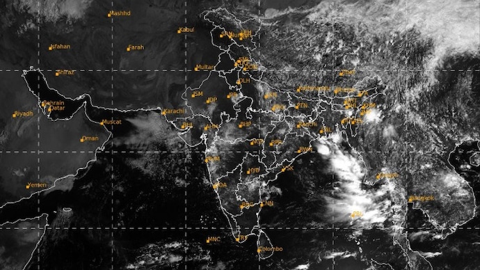 A satellite image showing the weather conditions over the Indian subcontinent. (Photo: IMD) Monsoon has gone silent: Will rains return to India or is the season over?