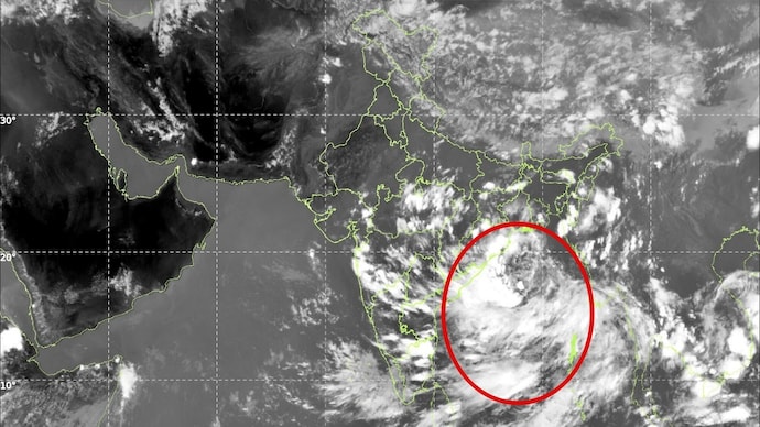 The system is expected to move towards the north Andhra Pradesh–south Odisha coast. (Photo: IMD) Monsoon rain alert