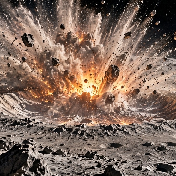 Chandrayaan-1 finds signs of an ancient crash that reshaped the Moon